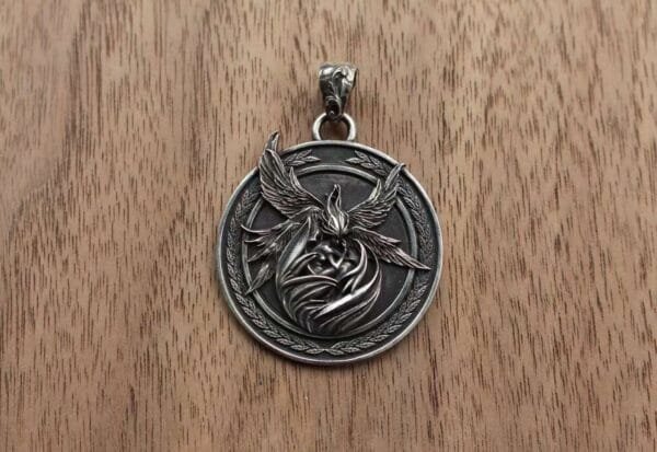 Sterling Silver Elf Pendant Unique Design
